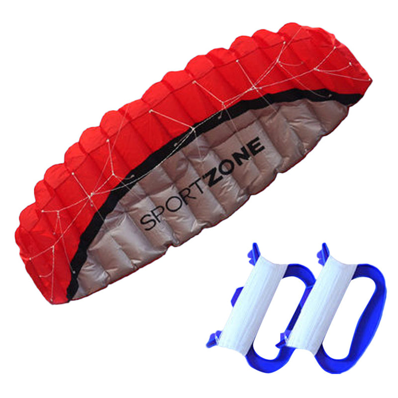 free shipping dual Line Stunt flying power Kite rainbow large soft kites for adults kitesurfing factory outdoor toys kite reel
