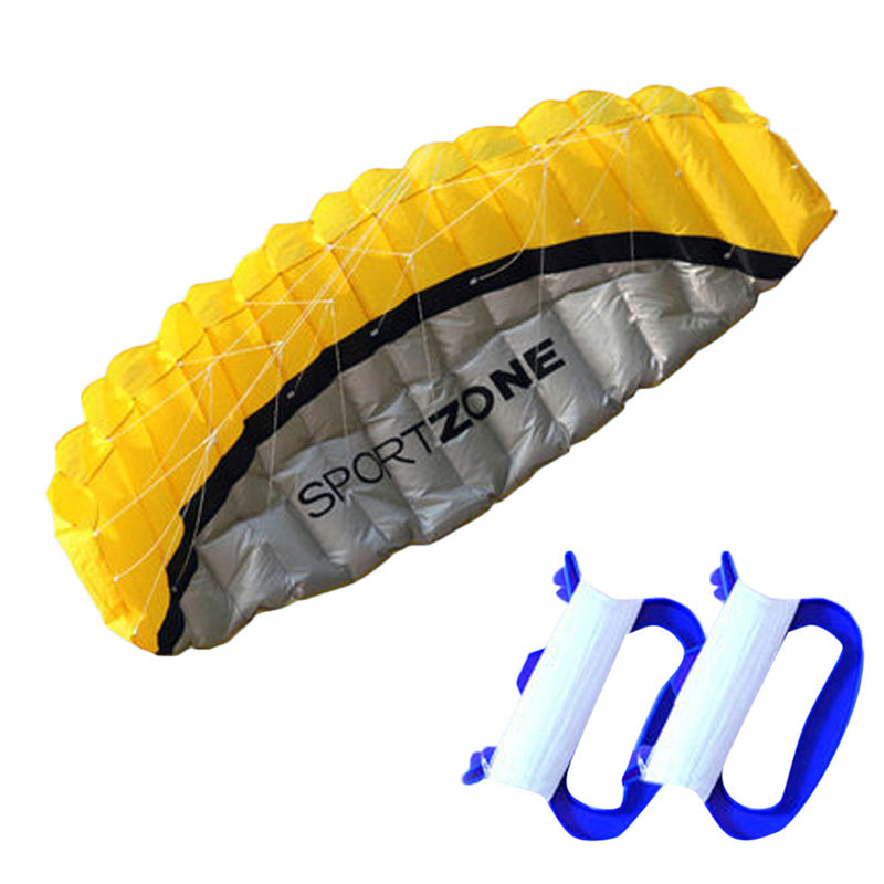 free shipping dual Line Stunt flying power Kite rainbow large soft kites for adults kitesurfing factory outdoor toys kite reel