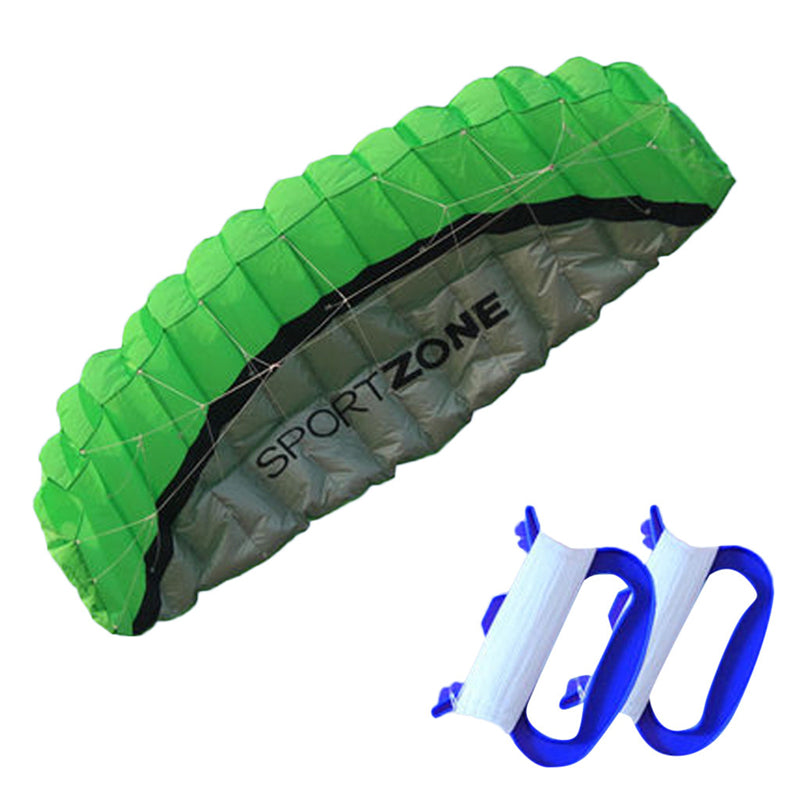 free shipping dual Line Stunt flying power Kite rainbow large soft kites for adults kitesurfing factory outdoor toys kite reel