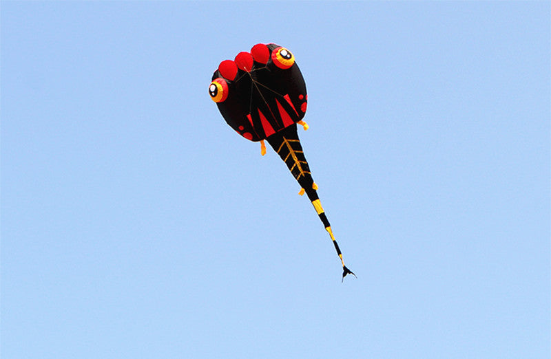 free shipping large tadpole kite fabric soft kites for adults reel toy animal kite professional kite octopus factory parachute