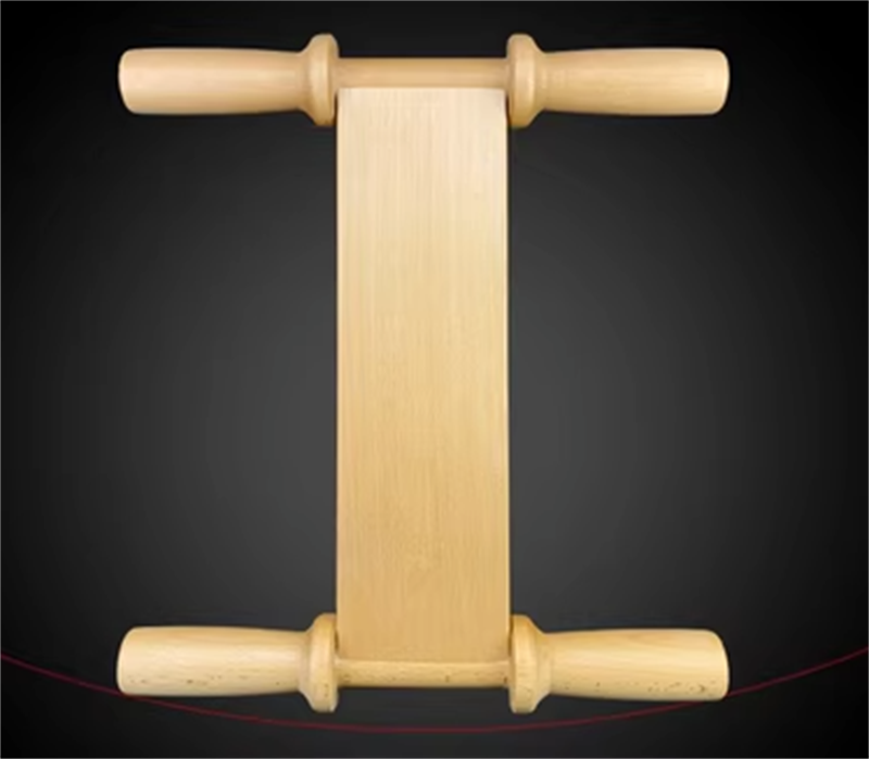 Free shipping Weifang traditional solid wood crutch children's small round spools of adult large-sized fly-receiving I-beam crutch