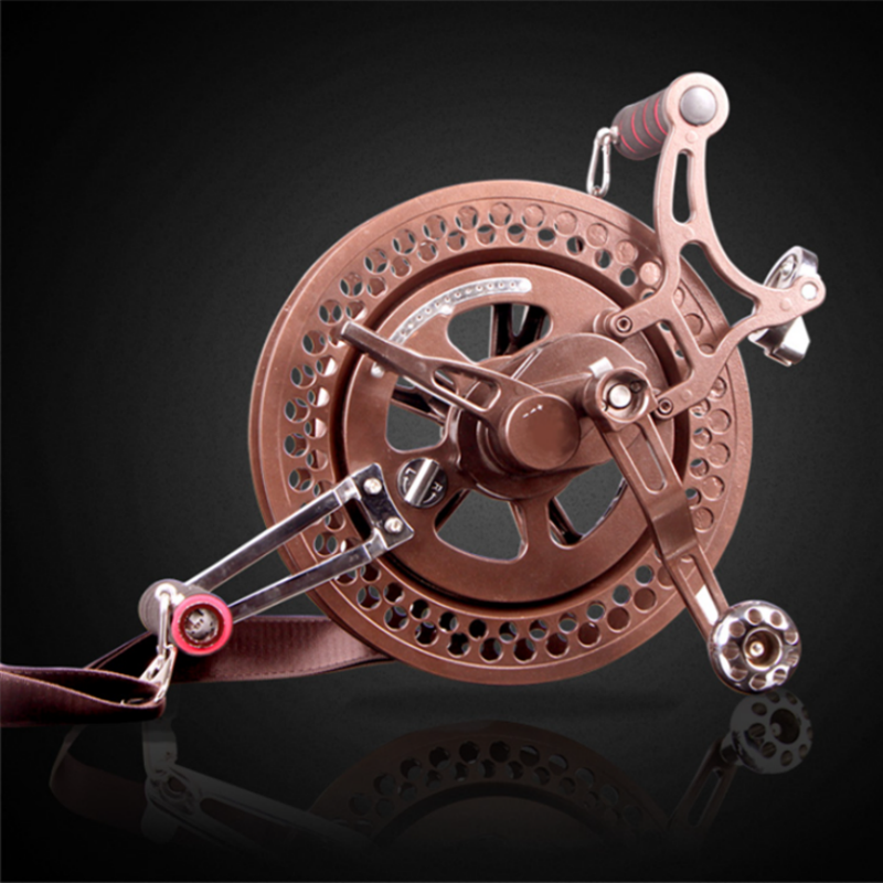 free shipping 27cm giant kite reel for adults kites wheel alloy anti-reverse speed change wire brake professional wind kites koi