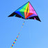 free shipping large diamond kite flying adults kites delta kites factory Wind chimes beach kite line outdoor games weather vane