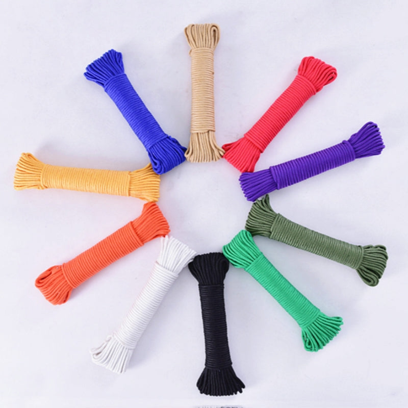 Free Shipping strong nylon rope colored braided line outdoor sports beach kites line hanging basket rope Line winder kevlar