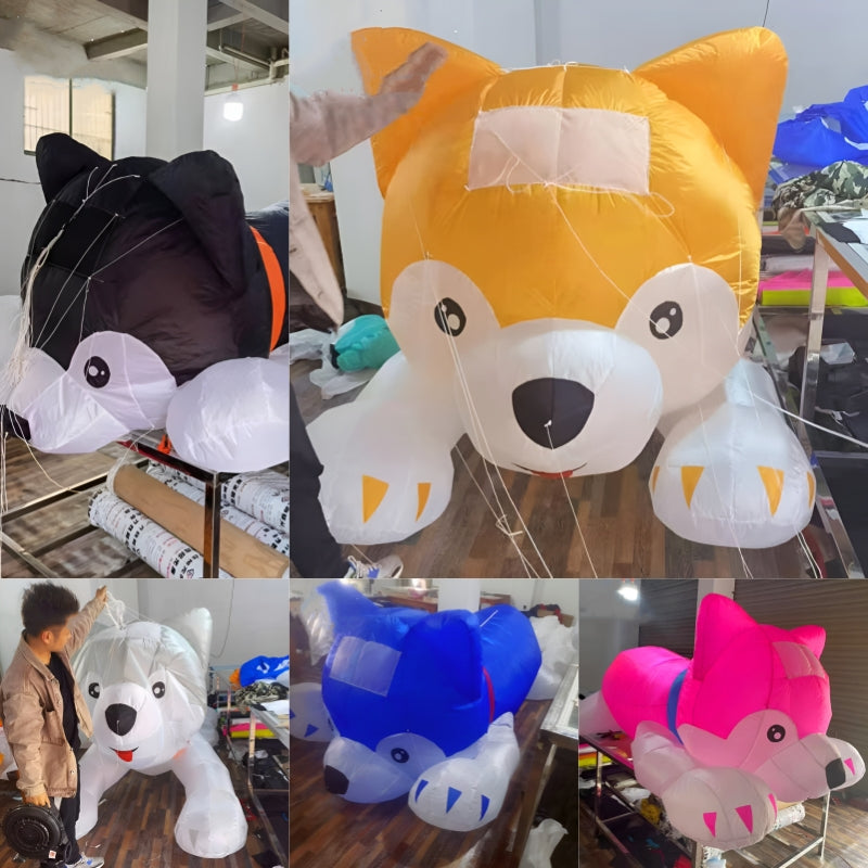 Free Shipping giant kites flying inflatable kites dog kite pendant soft kite 3d kites cometa espantapajaros de aves kitesurf