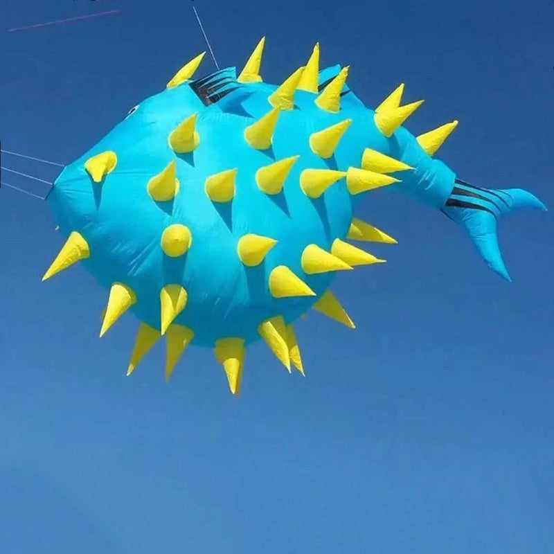 free shipping puffer fish kite pendant flying outdoor toys wind kites for adults kite reel voar pipe parachute windsurf Smoking