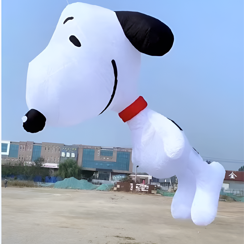 7m dog kite Soft kite multi-color fabric splicing skate pendant kite giant soft kites for adults professional outdoor games