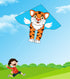 free shipping tiger kite flying toys children kites factory nylon kite windsock kids kites dragon butterfly kites for adults new