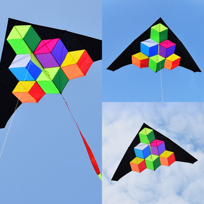 free shipping step by step kite with handle line kite fabric ripstop kite factory kitesurf cerf volant fishing accessories