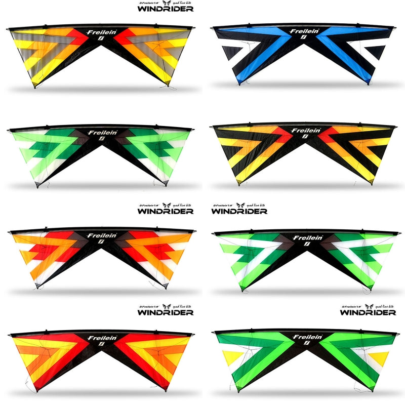 free shipping Windrider II quad line stunt kite adults kites real parachute fabric Freilein kite factory outdoor koi paraglider