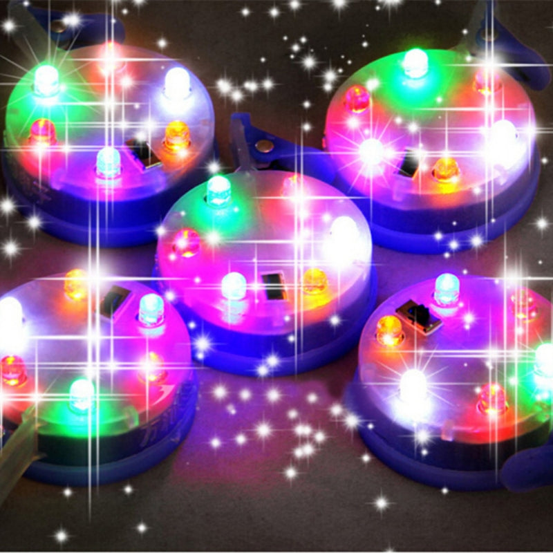 free shipping 10p/lot led lamp led kite factory colors light shinning in the sky outdoor toys beach sport kite present foil new
