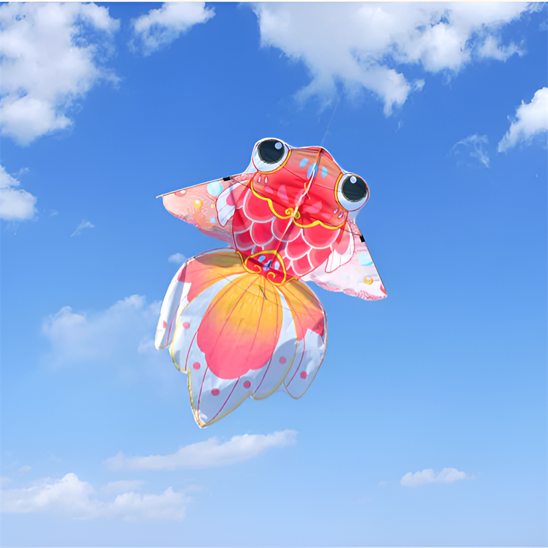 Free shipping National tide goldfish kite adults special adult children koi paper kite 2023 new high-end professional net red Weifang