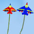 free shipping rainbow plane kites for children kites flying fighter kite line outdoor kites toys professional wind kite factory
