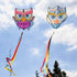 Free shipping 2023 New Weifang Owl large and small kites for children breeze easy to fly handheld line roulette for adults