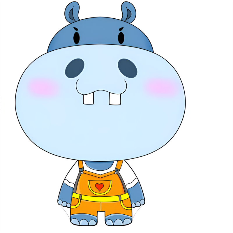 2023 new Weifang dorky hippo size kite children breeze easy to fly handheld line roulette adult special