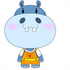 2023 new Weifang dorky hippo size kite children breeze easy to fly handheld line roulette adult special