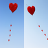 free shipping soft kites flying heart kites for adults kites and rays and lines love kites factory volantines paraglider fishing