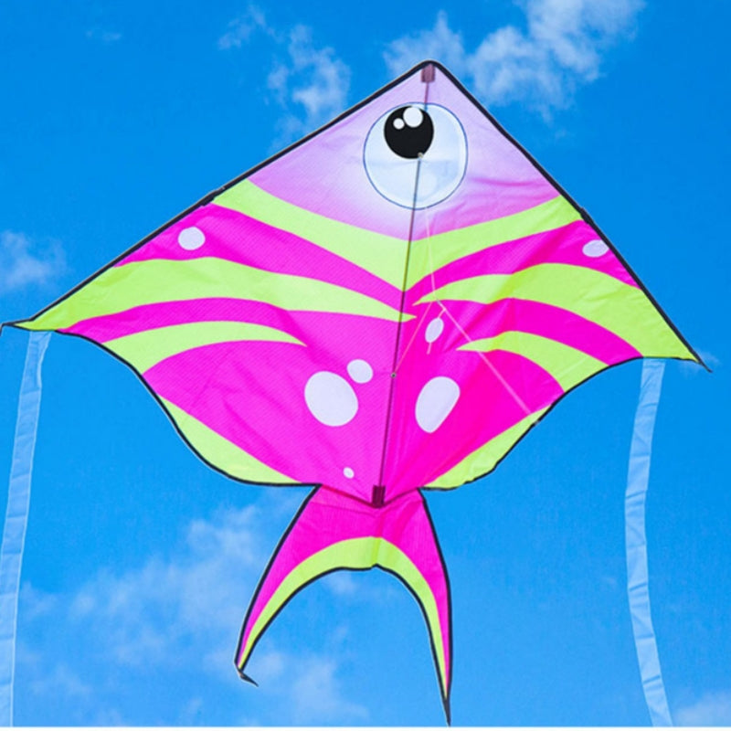 Free shipping 2023 new Weifang net red fish swallow size kite children breeze easy to fly handheld line roulette adult special