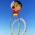 Free shipping giant soft kites flying children kites toys with handle line nylon kites factory children's comet bolator fishing