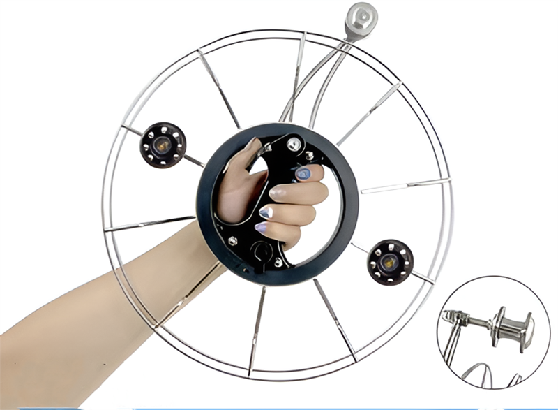 Free shipping Stainless steel handbrake light body disc eagle kite wheel adult large bearing high-grade mute anti-reversal breeze line wheel