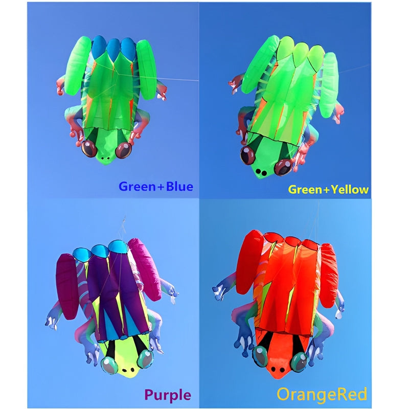 free shipping frog kite flying soft kite for adults kite line windsurf outdoor toys inflatable kite professional kite reel koi