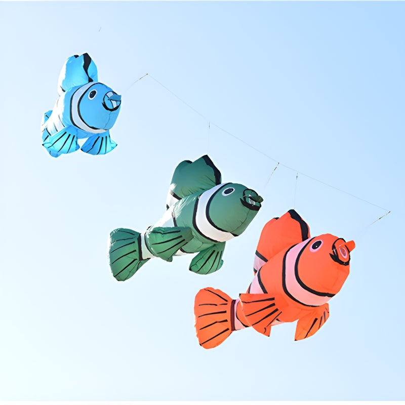 free shipping flying fish kite pendant giant soft kite string pilot kevlar cerf-volant papalotes cometas beach kite for children