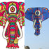Free shipping Elephant kite children cartoon adult adult kite Weifang elephant kite personalized net red kite