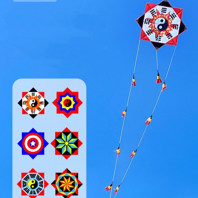 Free shipping Wind chaser new gossip kite large adult easy to fly long tail 1.2 meters 1.5 meters resin bar professional anti-gale