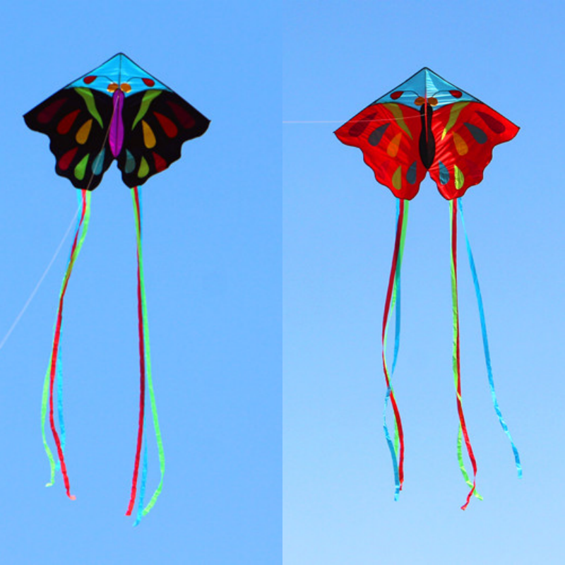 free shipping 220cm butterfly kites for adults kites string line professional winds kites reel parachute ikite factory weifang