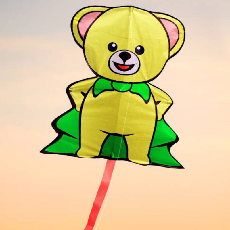 Free shipping Weifang kite Adult children cartoon kite Bear kite Cartoon bear kite Kite line wheel new