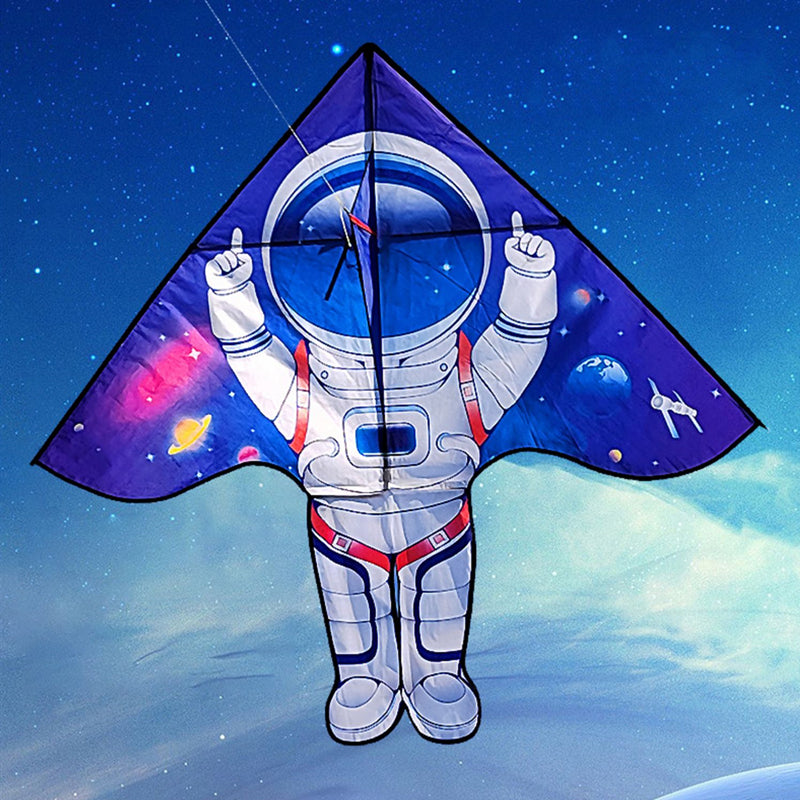 Free shipping astronauts kites flying toys for kids kites spaceman kites string line cosmonaut kites nylon kites factory
