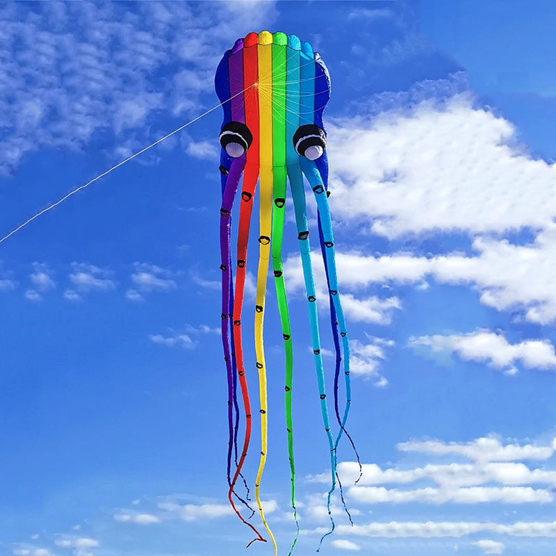 Free Shipping 23m octopus kites windsurfing flying papalotes for adults parachute garden toys sports large outdoor games Power