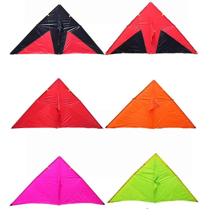 Free shipping 2023 new Wang foreign-accented Weifang kite large triangle umbrella cloth carbon rod adult breeze good flying beginner