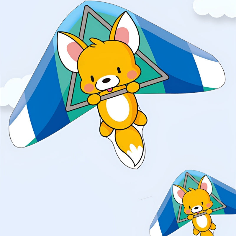 free shipping fox kite flying toys for children kites factory animal kites line cartoon kites koi rainbow high latawce toboganes