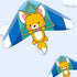 free shipping fox kite flying toys for children kites factory animal kites line cartoon kites koi rainbow high latawce toboganes