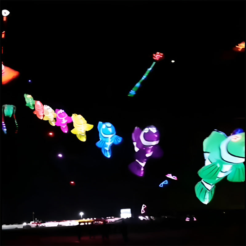 free shipping led fish kite for adults kite flying toys professional kites nylon fabric lifter kite snake kite big acquilone