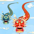 Free shipping 2023 new children's breeze easy to fly beginner adult upscale cartoon national tide Chinese dragon Weifang kite