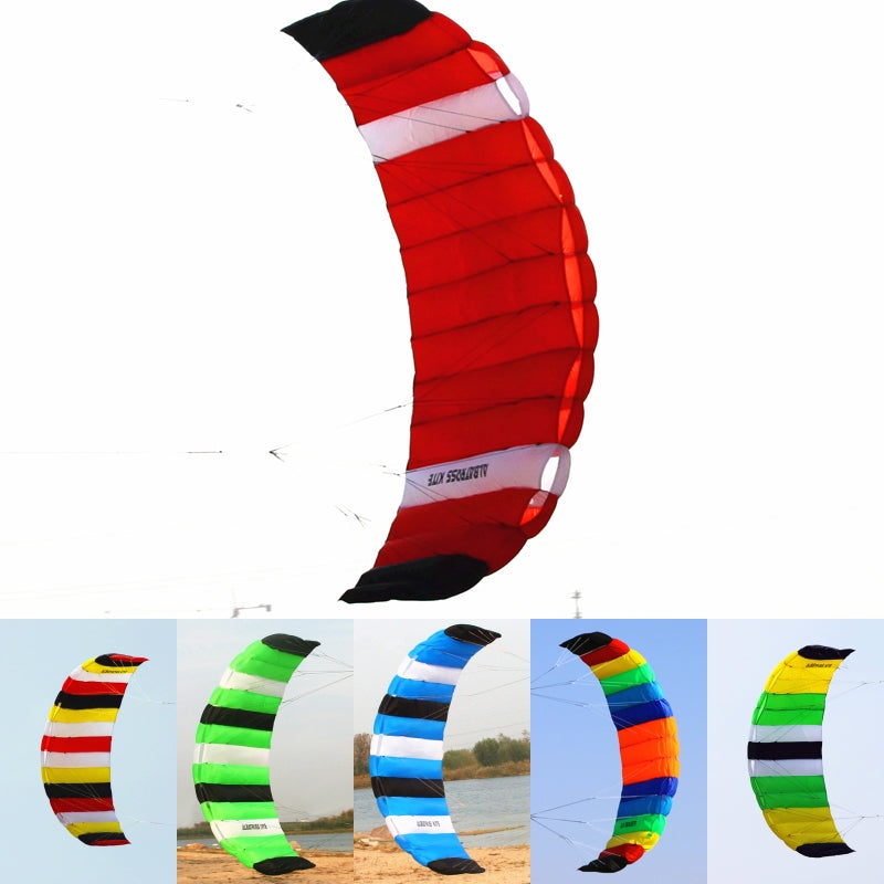free shipping dual Line Stunt flying power Kite rainbow large soft kites for adults stingray kite ripstop nylon fabric kite reel