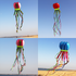 free shipping 8m jellyfish kites flying for adults kites line nylon kites factory professional paragliding inflatable show kites