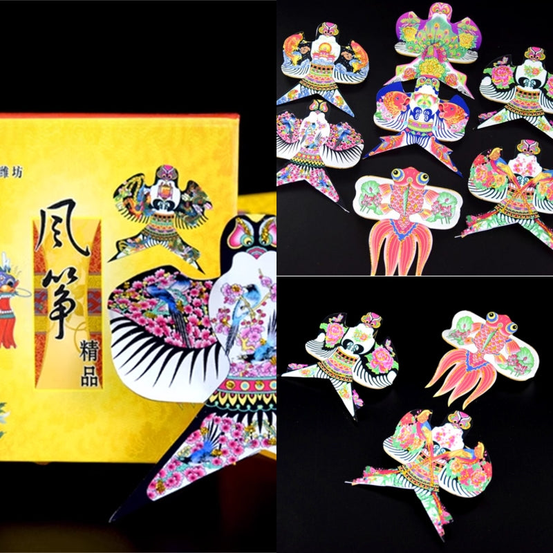 Free shipping Weifang kite crafts gift box paper kite traditional sand swallow small kite Chinese style special handmade gifts