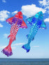 free shipping new fish kites giant kites for adults professional winds kites giant fish fun toys cometa plane wind socks snake
