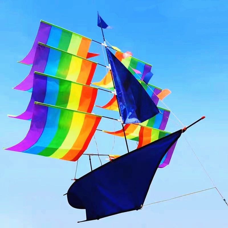 Free Shipping 3d kites flying for adults kites nylon Sailboat kites for sale bird kite snake parachute breeze fly with handle