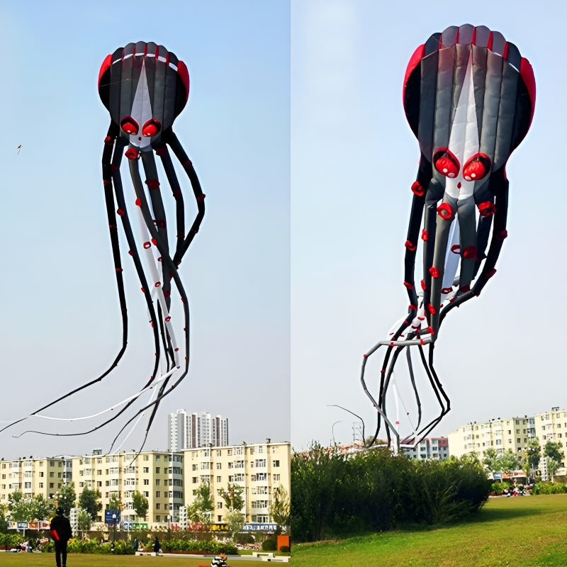 free shipping large Capricorn octopus kite for adults kites parachute nylon kite surf outdoor game toys professional kite fabric