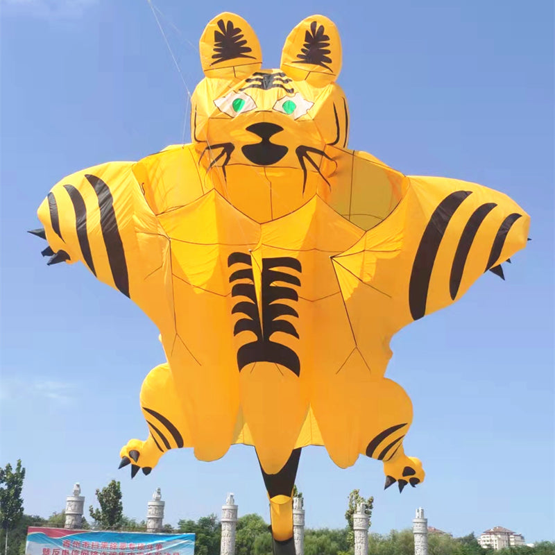 free shipping 12m large tiger kite flying soft kites for adults professional outdoor toys big kite octopus show kites factory