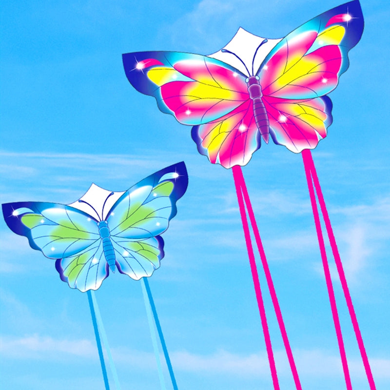 free shipping butterfly kites flying for kids kites nylon kites factory professional winds kites recreational reel flying fairy