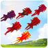 Free shipping Weifang soft goldfish kite new style 3D stereoscopic net red long tail good fly adults special high-grade large kites