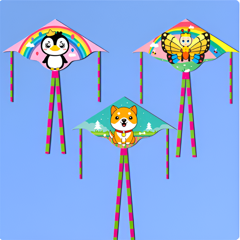 free shipping new toys children kites flying outdoor beach kites cartoon kite factory weifang kites line kids kites reel koi