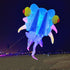 free shipping led trilobites kite for adults kite string line windsurfing papalote outdoor toys sport professional kite koi carp
