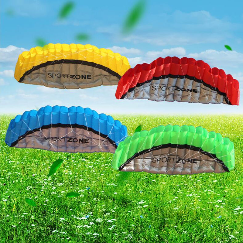 free shipping dual Line Stunt flying power Kite rainbow large soft kites for adults kitesurfing factory outdoor toys kite reel