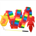 Fitness Colorful Streamer Dragon Children Adult Dragon Dance Performance Ribbon Outdoor Sports Fun Toys Games Group Activities